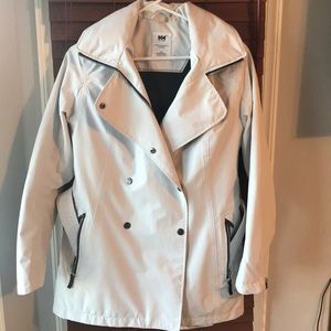 Helly Hansen white Belted Raincoat